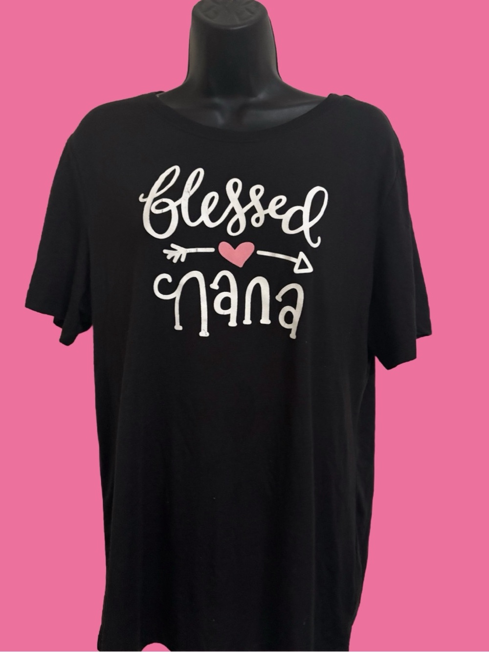 Blessed Nana Graphic Tee - Black❤️